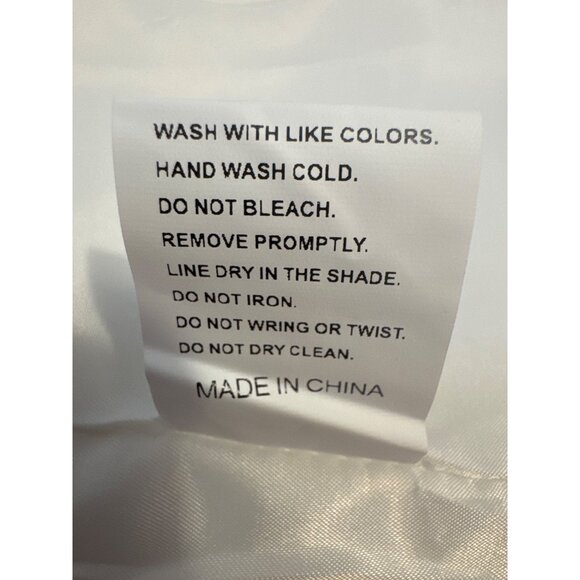 White Faux Fur Coat Large 8/10 Polyester Fabric & Lining - Picture 7 of 16